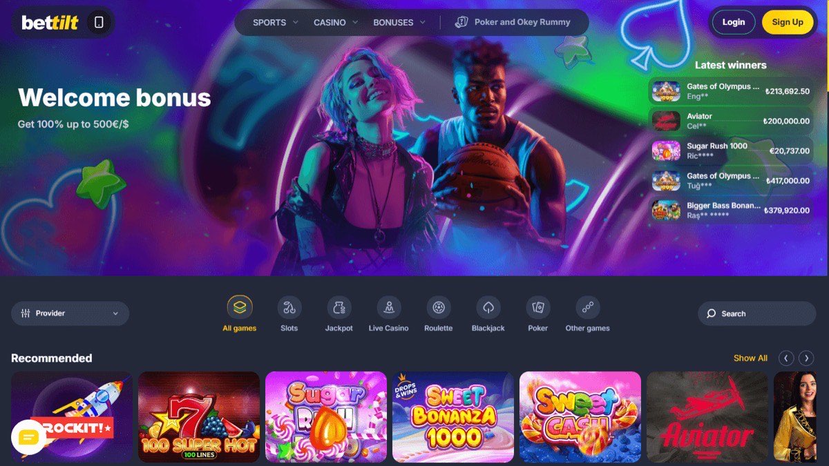 Bettilt casino oyun lobisi
